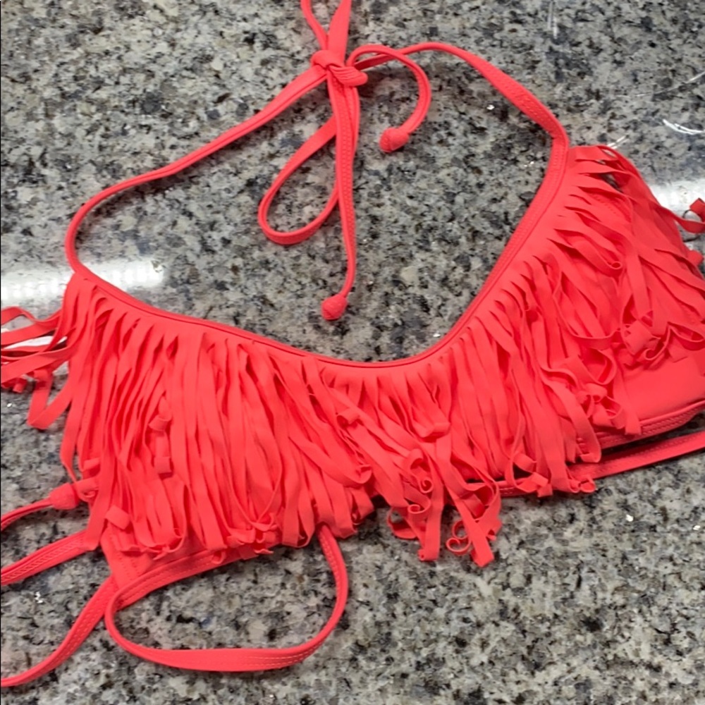 Fringe bikini top